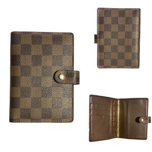 Louis Vuitton Damier Ebene PM Agenda